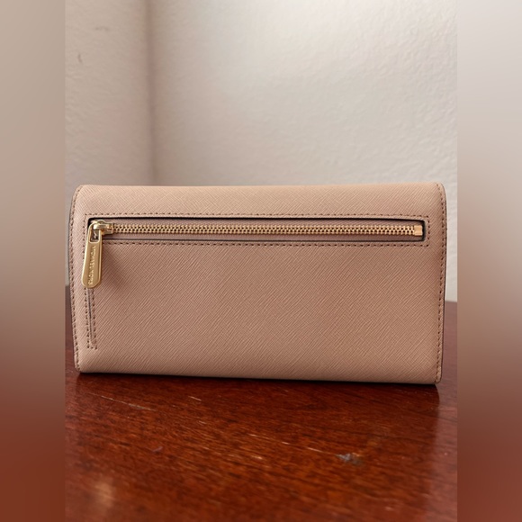 MICHAEL Michael Kors Bisque Saffiano Leather Tri-Fold Wallet - Picture 6 of 6